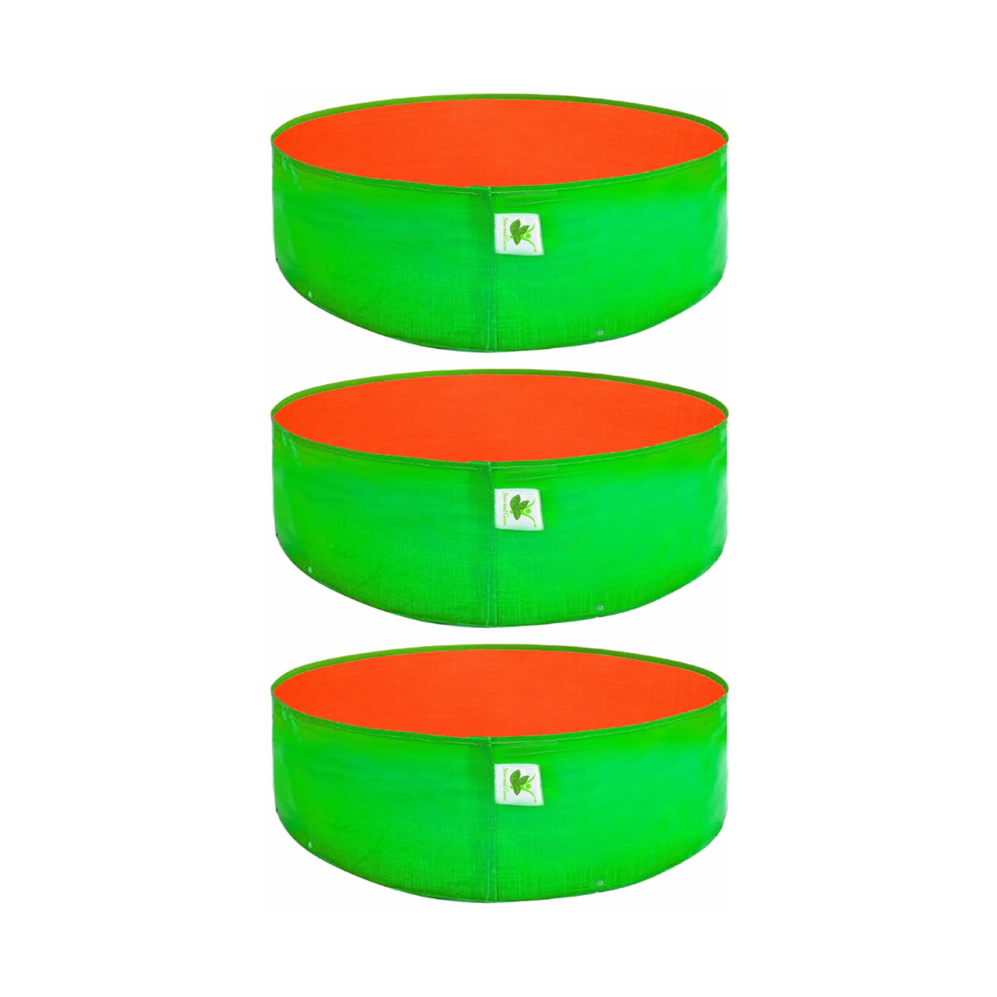 HDPE UV Protected 270 GSM Round Grow Bags 18x6 inches