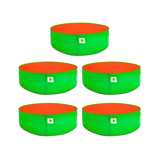 HDPE UV Protected 270 GSM Round Grow Bags 18x9 inches