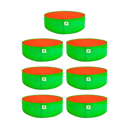 HDPE UV Protected 270 GSM Round Grow Bags 18x9 inches