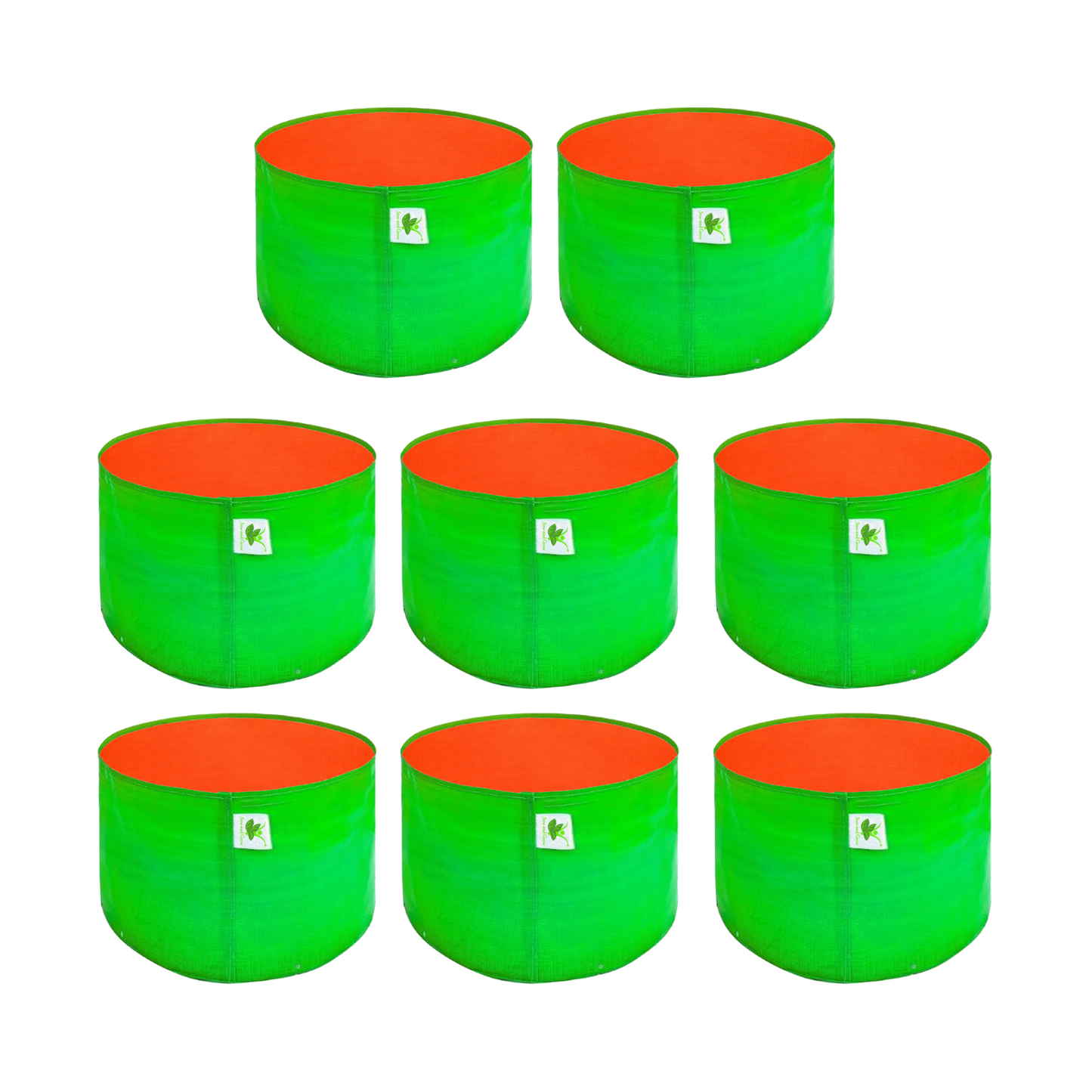 HDPE UV Protected 270 GSM Round Grow Bags 15x15 inches