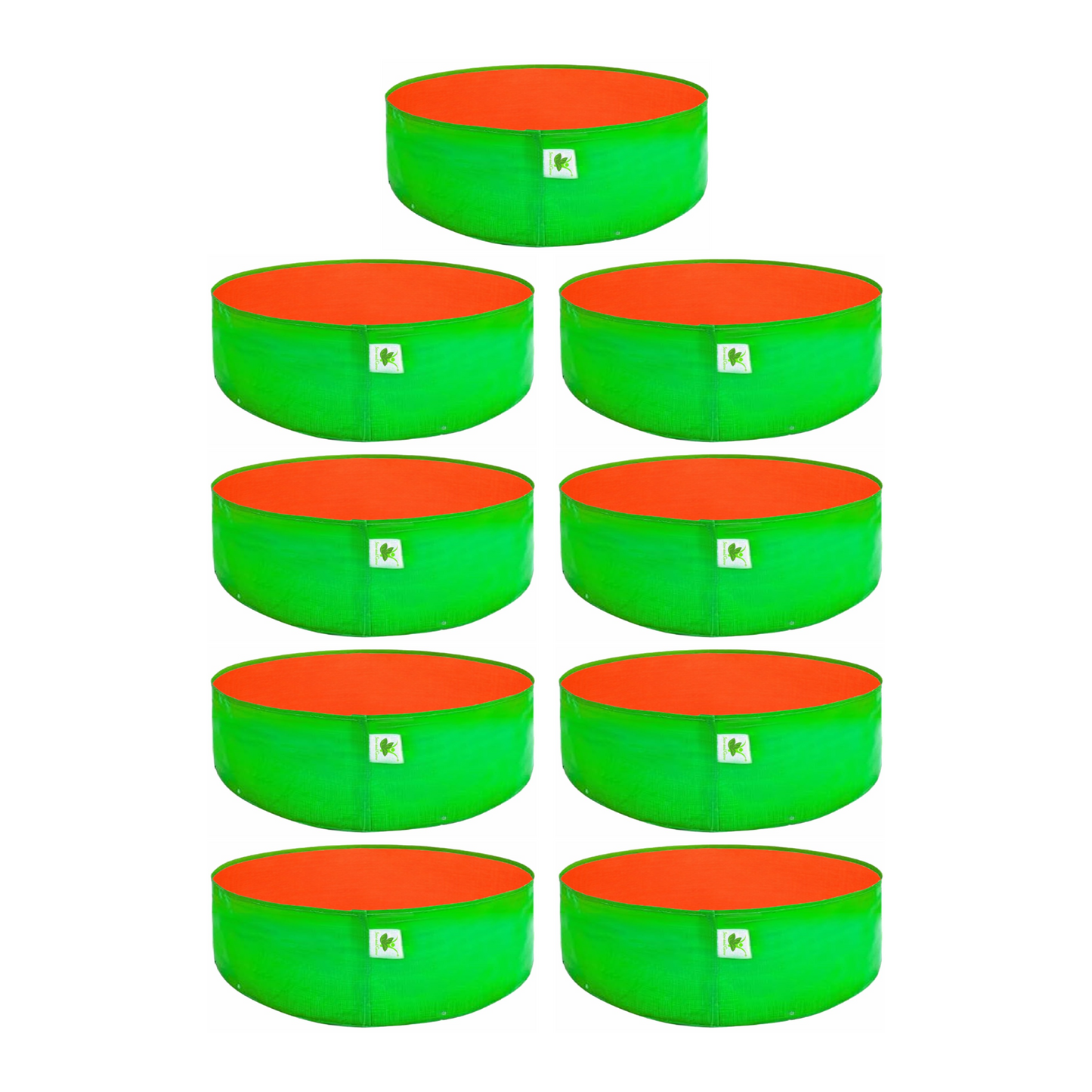HDPE UV Protected 270 GSM Round Grow Bags 24x6 inches