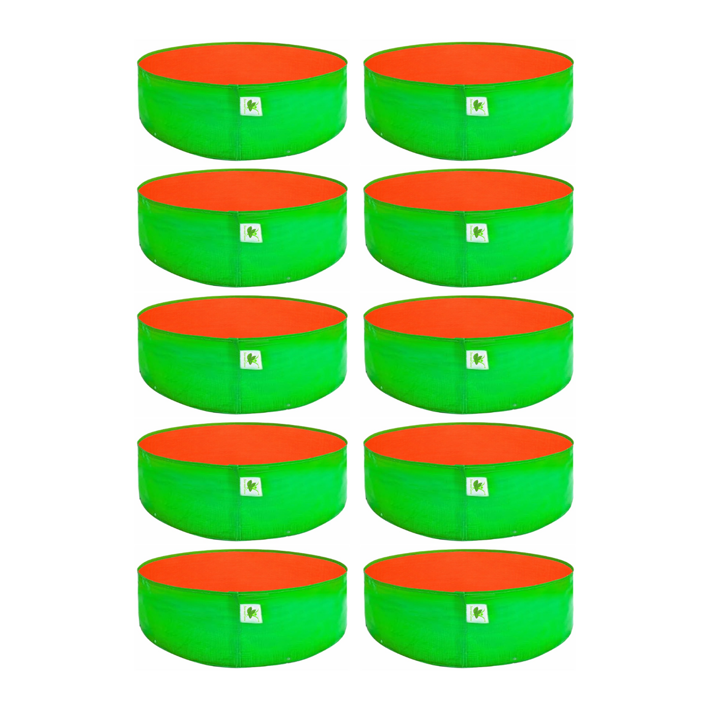 HDPE UV Protected 270 GSM Round Grow Bags 15x6 inches