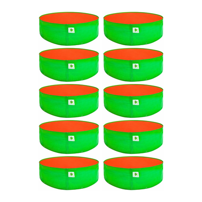 HDPE UV Protected 270 GSM Round Grow Bags 18x9 inches