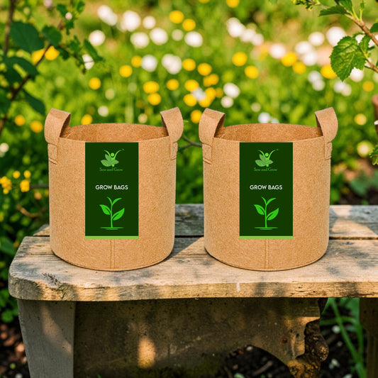 400 GSM Geo Fabric Grow Bag Size 10x10 inches