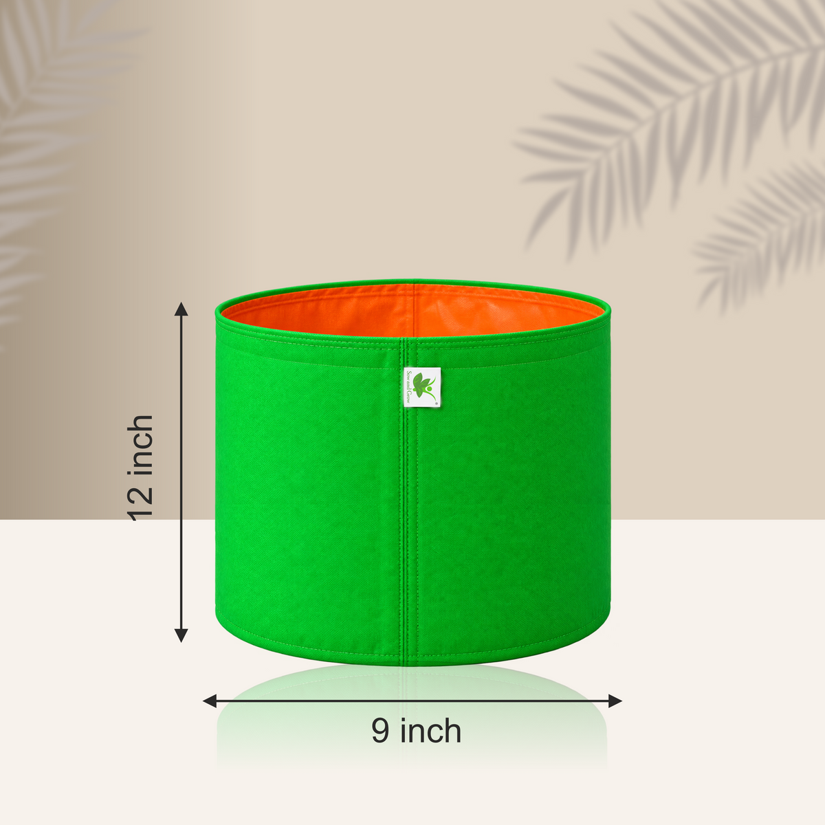 HDPE UV Protected 260 GSM Round Grow Bags 9x12 inches