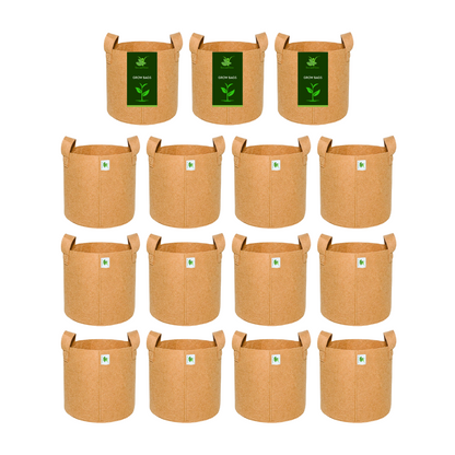 400 GSM Geo Fabric Grow Bag Size 10x10 inches