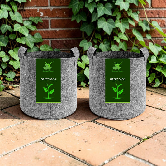 400 GSM Geo Fabric Grow Bag Size 15x15 inches