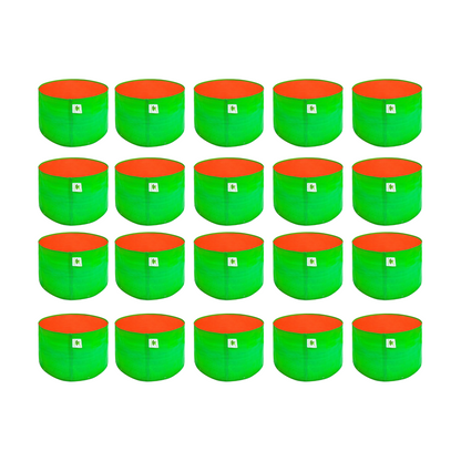 HDPE UV Protected 270 GSM Round Grow Bags 12x12 inches