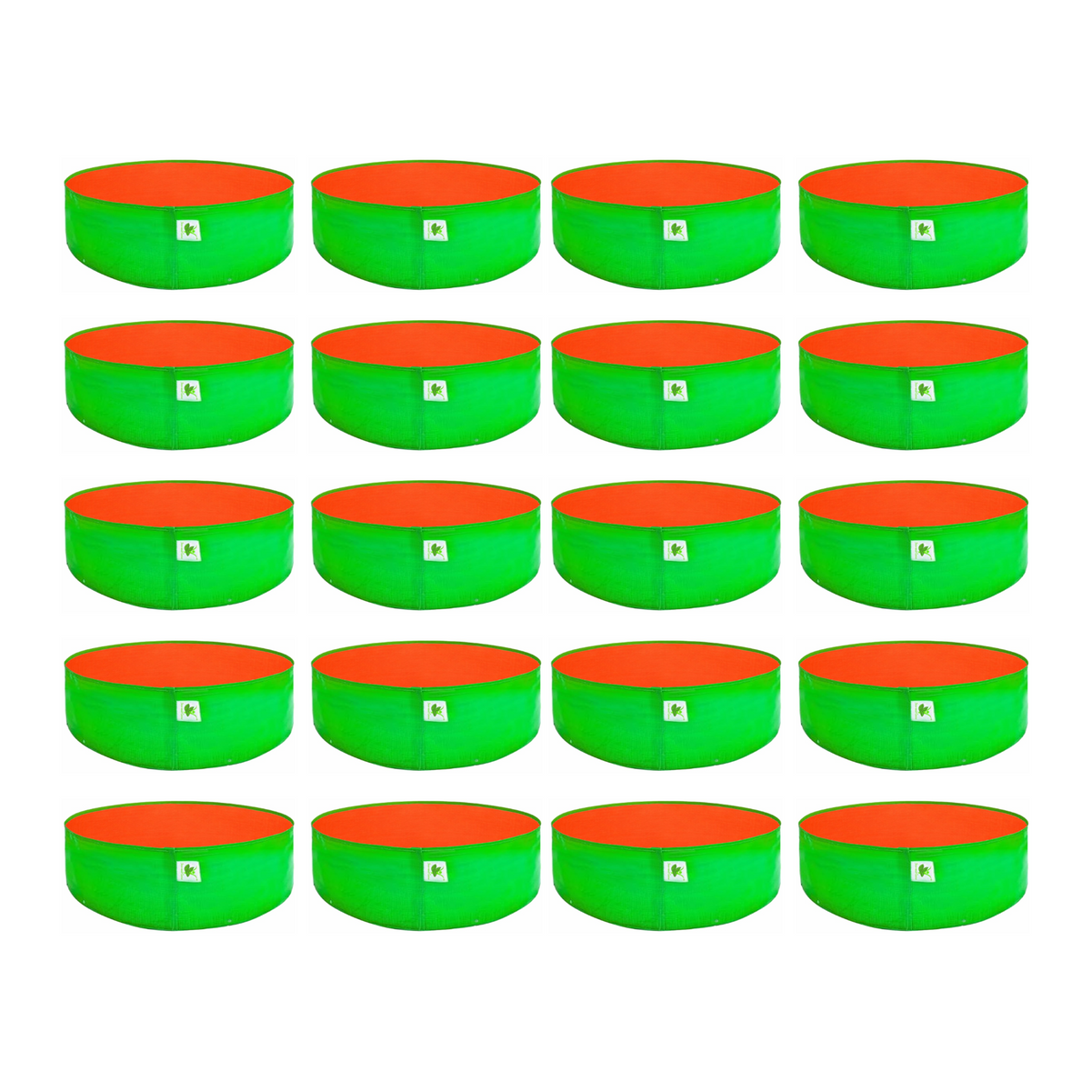 HDPE UV Protected 260 GSM Round Grow Bags 15x6 inches