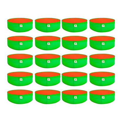 HDPE UV Protected 270 GSM Round Grow Bags 24x6 inches