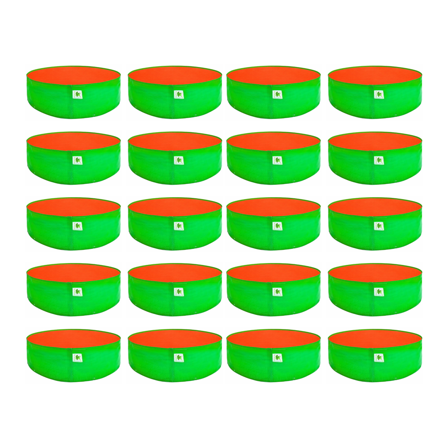 HDPE UV Protected 270 GSM Round Grow Bags 15x9 inches