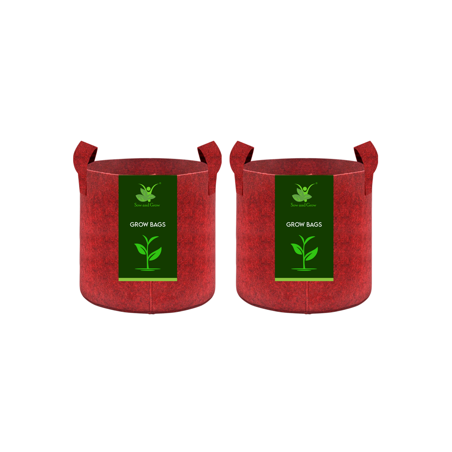 400 GSM Geo Fabric Grow Bag Size 10x10 inches