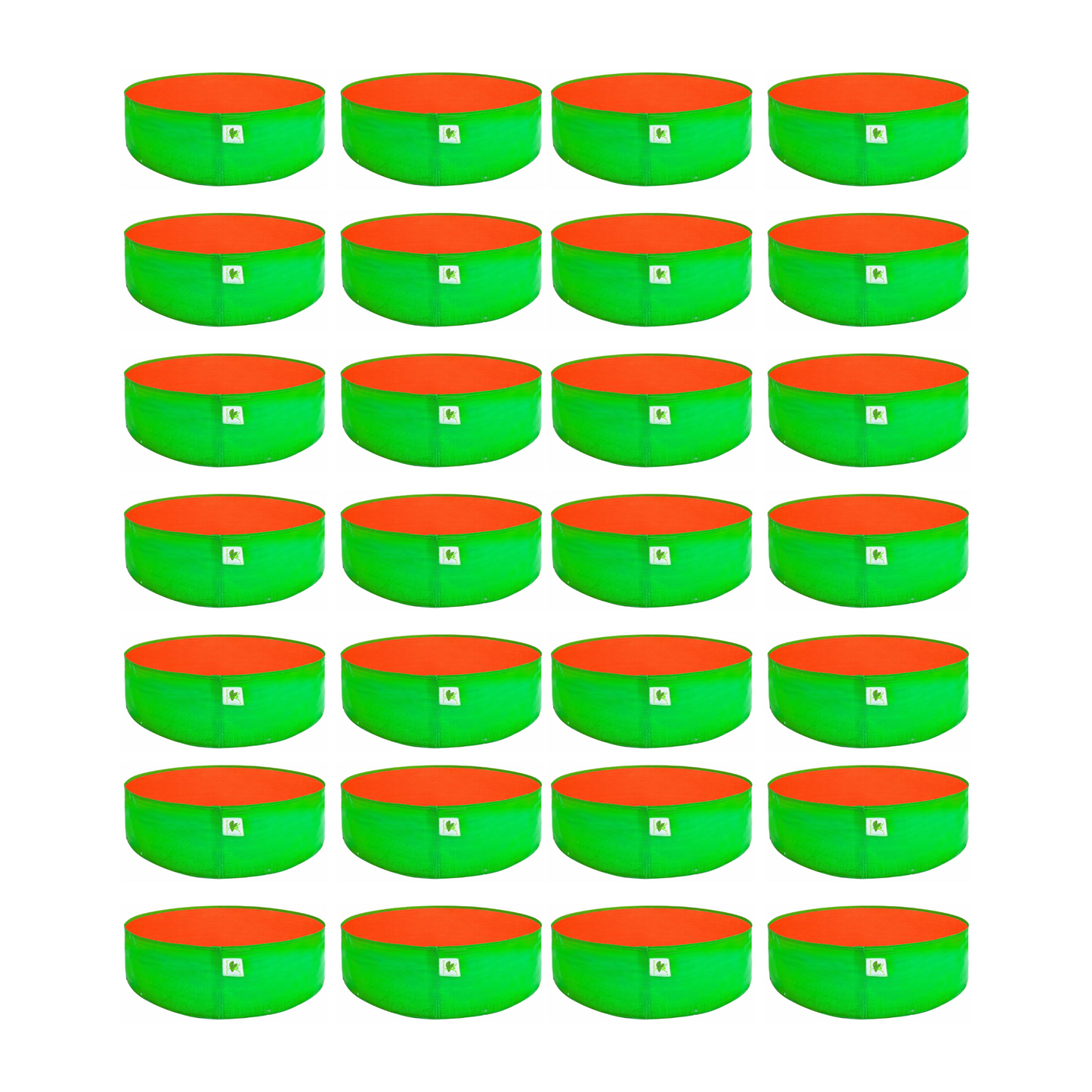 HDPE UV Protected 270 GSM Round Grow Bags 18x9 inches