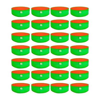 HDPE UV Protected 270 GSM Round Grow Bags 18x9 inches