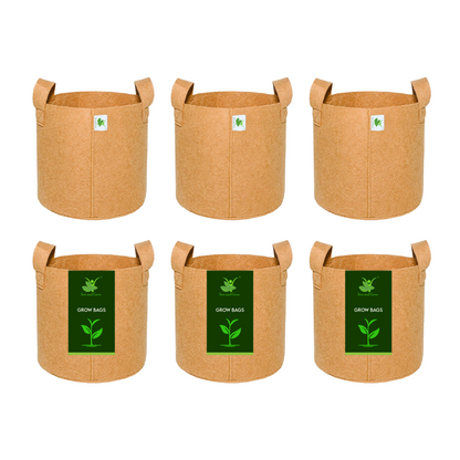 400 GSM Geo Fabric Grow Bag Size 10x10 inches
