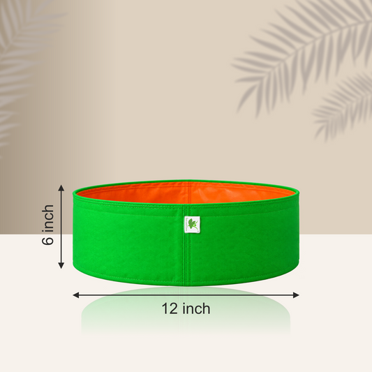 HDPE UV Protected 260 GSM Round Grow Bags 12x6 inches