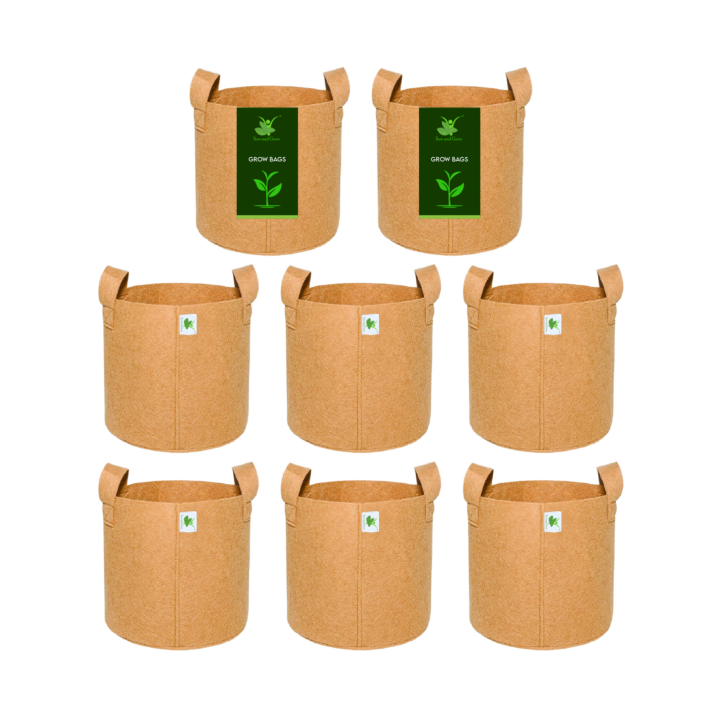 400 GSM Geo Fabric Grow Bag Size 10x10 inches