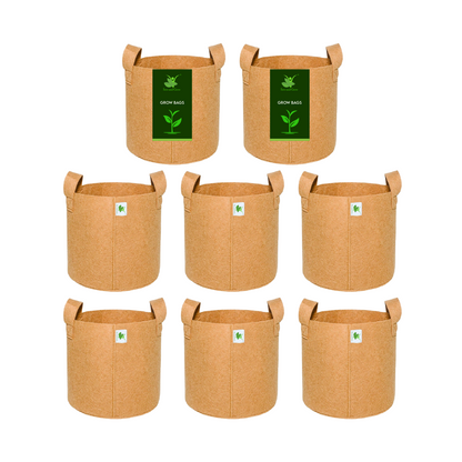 400 GSM Geo Fabric Grow Bag Size 10x10 inches