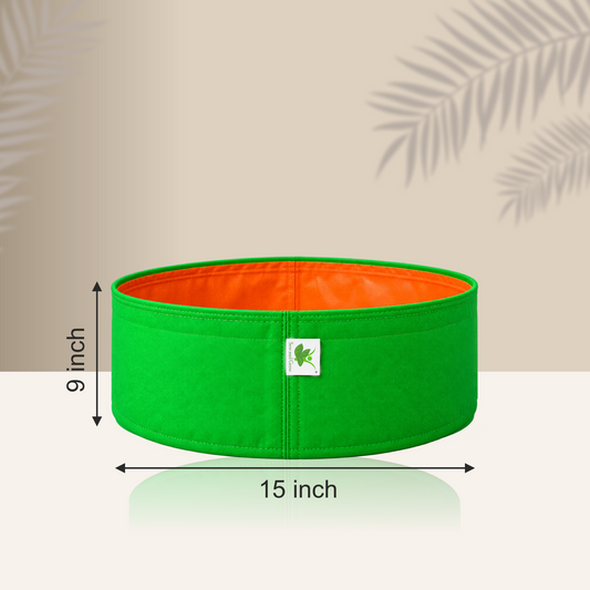 HDPE UV Protected 260 GSM Round Grow Bags 15x9 inches