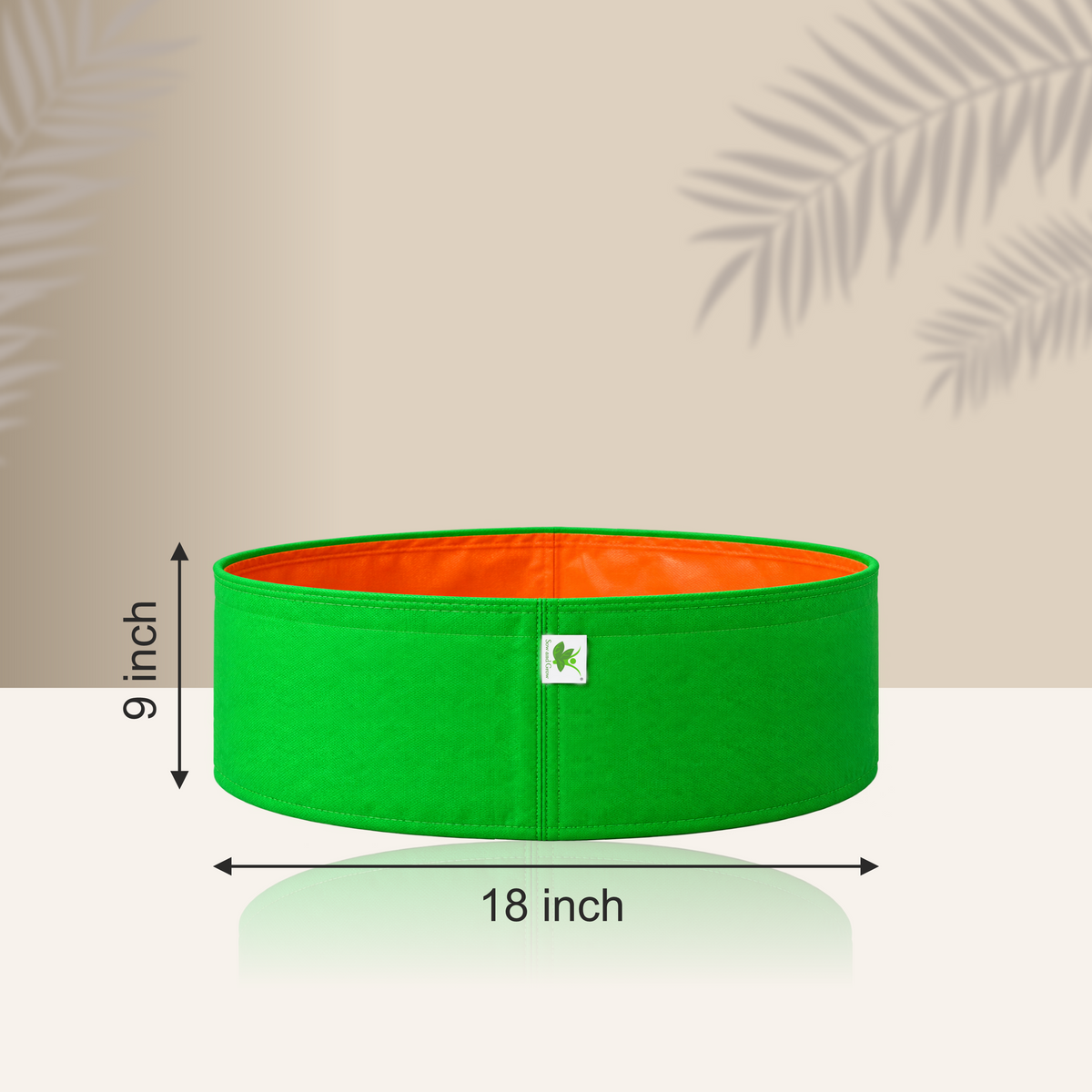 HDPE UV Protected 260 GSM Round Grow Bags 18x9 inches