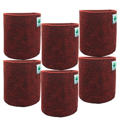 400 GSM Geo Fabric Grow Bag Size 5x5 inches || Heavy Duty For Desktop Plants, Flowers