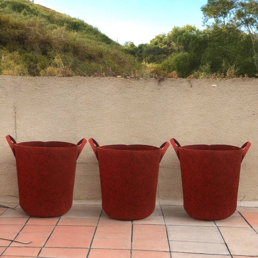 500 GSM Geo Fabric Grow Bag Size 18x18 inches || Heavy Duty For Terrace Garden - Grow Vegetables, Fruits